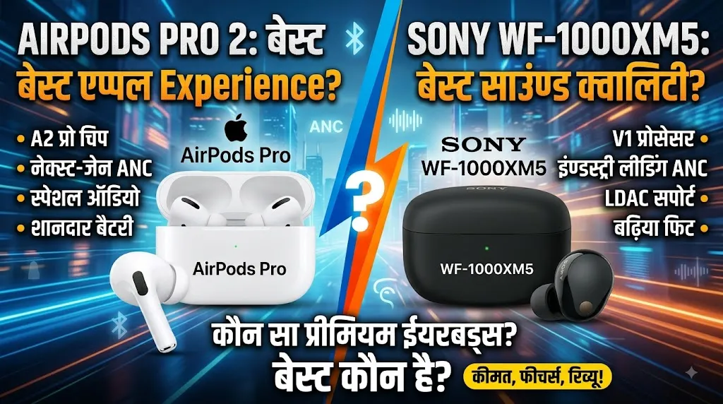Apple AirPods Pro 2 vs Sony WF-1000XM5