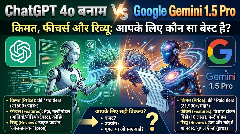 ChatGPT 4o vs Google Gemini